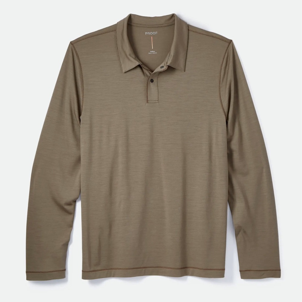 Men’s XXL long sleeve Proof brand polo